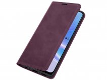 Just in Case Slim Wallet Case Paars - Oppo A78 5G hoesje