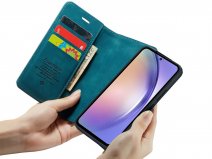CaseMania 2in1 Magnetic Bookcase Groen - Oppo A98 5G Hoesje