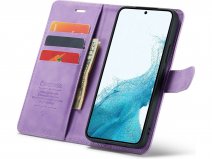 CaseMania 2in1 Magnetic Bookcase Lila Paars - Oppo A98 5G Hoesje