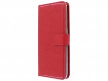 Bookcase Mapje Rood - Oppo Find X2 Lite hoesje