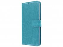 Bookcase Mapje Turquoise - Oppo Find X2 Neo hoesje