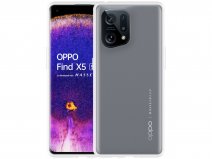 Just in Case Crystal Clear TPU Case - Oppo Find X5 hoesje