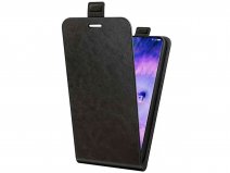 Just in Case Flip Case Zwart - Oppo Find X5 hoesje