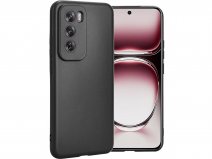CaseBoutique TPU Case Mat Zwart - Oppo Reno 12/12 Pro hoesje