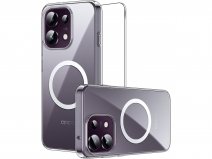 Oppo Reno16 F hoesje TPU Case met MagSafe Qi2 Ring - Doorzichtig