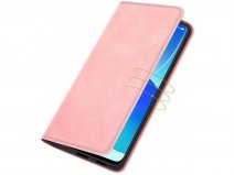 Just in Case Magnetic BookCase Roze - Oppo Reno6 5G hoesje