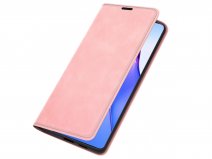 Just in Case Slim Wallet Case Roze - Oppo Reno8 Pro hoesje