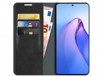 Just in Case Slim Wallet Case Zwart - Oppo Reno8 Pro hoesje