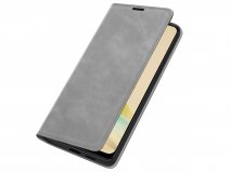 Just in Case Slim Wallet Case Grijs - Oppo Reno8 T hoesje