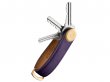 Orbitkey Key Organiser Crazy Horse - Aubergine