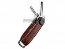 Orbitkey Key Organiser Saffiano Leather - Dark Cherry