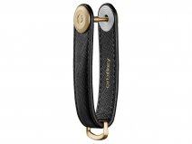 Orbitkey Key Organiser Saffiano Leather - Liquorice Black