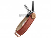 Orbitkey Key Organiser Waxed Canvas - Brick Red