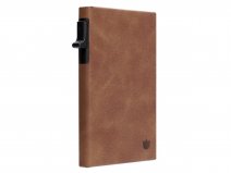 CaseMania Cardprotector Pasjeshouder MagSafe Cognac - tot 5 kaarten