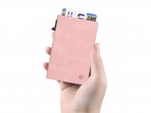 CaseMania Cardprotector Pasjeshouder MagSafe Roze - tot 5 kaarten