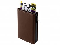 CaseMania Miniwallet Pasjeshouder Bruin - tot 7 kaarten met RFID