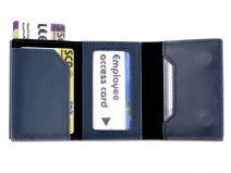 CaseMania Miniwallet Pasjeshouder Donkerblauw - tot 7 kaarten met RFID