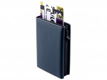 CaseMania Miniwallet Pasjeshouder Donkerblauw - tot 7 kaarten met RFID