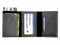 CaseMania Miniwallet Pasjeshouder Grijs - tot 7 kaarten met RFID