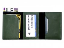 CaseMania Miniwallet Pasjeshouder Groen - tot 7 kaarten met RFID