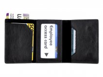 CaseMania Miniwallet Pasjeshouder Zwart - tot 7 kaarten met RFID