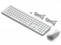 Satechi Slim CEX3 Wireless Combo Zilver - Bluetooth Toetsenbord & Muis