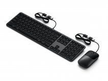 Satechi Slim CLX3 Wired Combo Zwart - USB Toetsenbord & Muis