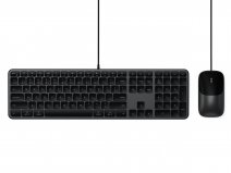 Satechi Slim CLX3 Wired Combo Zwart - USB Toetsenbord & Muis