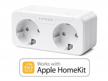 Satechi Dual Smart Outlet - Slim Dubbel Stopcontact (Homekit)