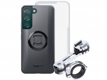 SP-Connect Moto Bundle Chrome - Samsung Galaxy S22+ Motorhouder