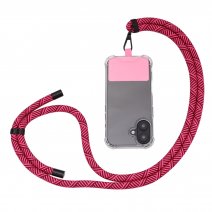 Fat Lace Universeel Telefoonkoord Roze - Past op ieder hoesje!