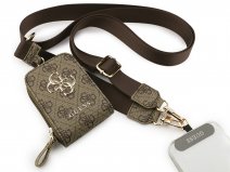 Guess Big 4G Telefoonkoord met Minibag - Bruin