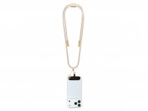 Guess Telefoonkoord USB-C Kabel met Charm - Goud