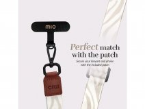 MIO Sandy Zebra Lanyard - Universeel Telefoonkoord