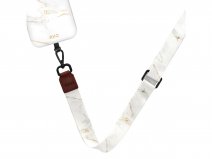 MIO White Marble Lanyard - Universeel Telefoonkoord