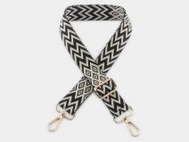 Pebbel Aztec Strap Telefoonkoord - Zwart