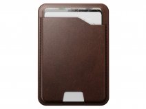 Nomad Horween Leather Mag Wallet met Apple Find My Tracker - Bruin