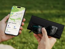 Satechi FindAll Glasses Case Zwart - Opvouwbare Brillenkoker met Apple Find My