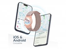 Beeep Kinder Armbandje met Tracker Eenhoorn - Apple & Android compatible - Klittenband