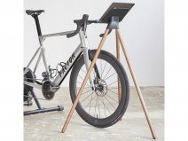 Tons iPad Stand Smoked Oak - Trainer Desk voor Zwift en Wahoo