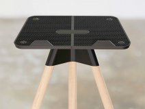 Tons Laptop Stand Natural Oak - Trainer Desk voor Zwift en Wahoo