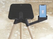 Tons Tablet iPad Stand Natural Oak - Trainer Desk voor Zwift en Wahoo