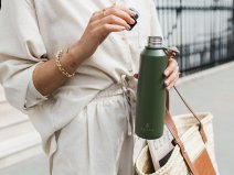 Burga Water Bottle Khaki - Waterfles Thermosfles 500ml