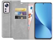Just in Case Slim Wallet Case Grijs - Xiaomi 12/12X hoesje