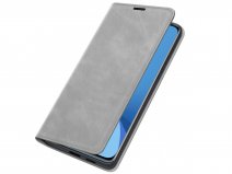 Just in Case Slim Wallet Case Grijs - Xiaomi 12 Pro hoesje