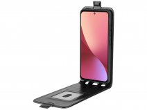 Just in Case Flip Case Zwart - Xiaomi 12 Pro hoesje
