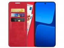 Just in Case Slim Wallet Case Rood - Xiaomi 13 hoesje