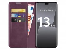 Just in Case Slim Wallet Case Paars - Xiaomi 13 Lite hoesje