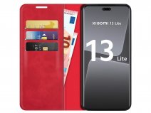 Just in Case Slim Wallet Case Rood - Xiaomi 13 Lite hoesje