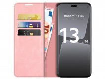 Just in Case Slim Wallet Case Roze - Xiaomi 13 Lite hoesje